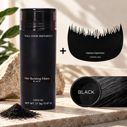 Toppik Hair Building Fibers 27.5g with Hairline Optimizer