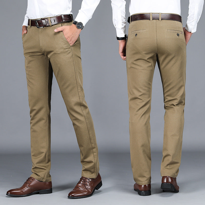 New Men's Business Straight-Leg Casual Pants
