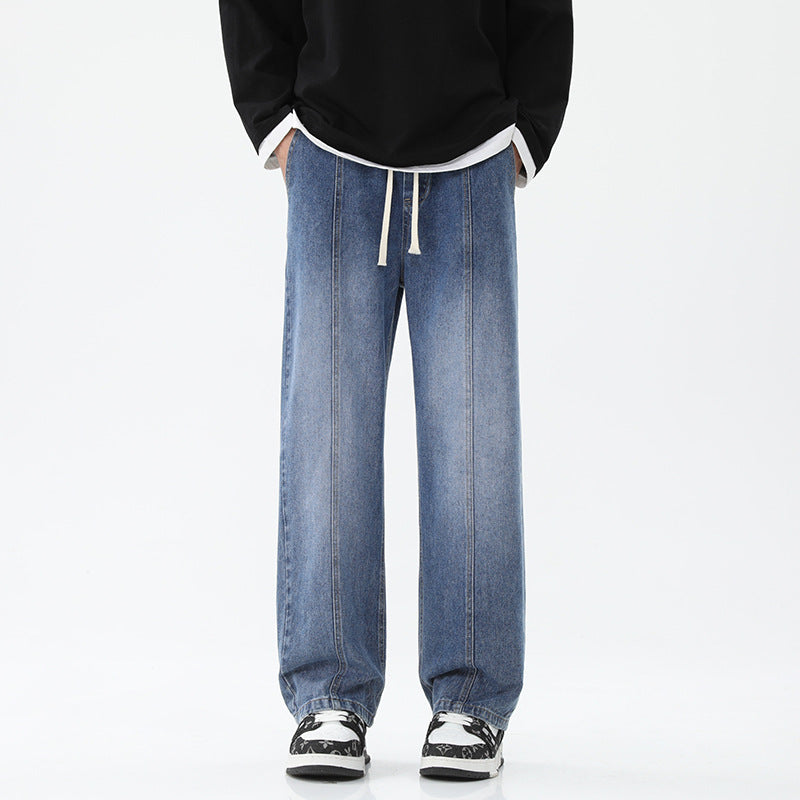 Men's Fashion Loose Straight Casual Trousers