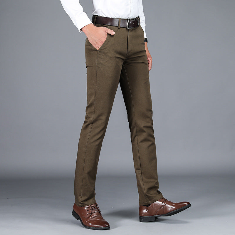 New Men's Business Straight-Leg Pants