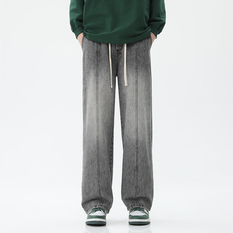 Men's Fashion Loose Straight Casual Trousers