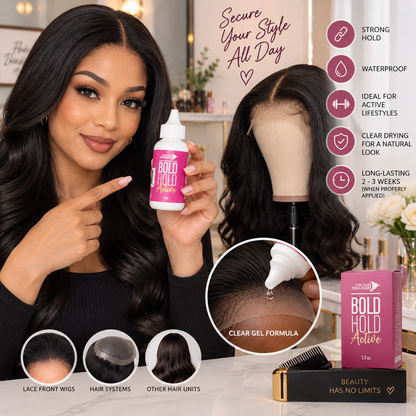 Bold Hold Active Wig Glue 1.3 oz – Strong Lace Wig Adhesive