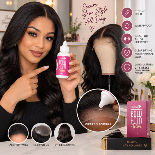 Bold Hold Active Wig Glue 1.3 oz – Strong Lace Wig Adhesive