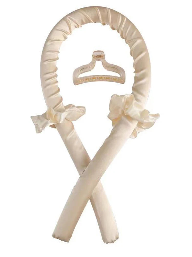 مكواة تجعيد الشعر بدون حرارة أثناء النوم، تصفيف الشعر، مكواة تجعيد الشعر ذات التموجات الكبيرة، مكواة تجعيد الشعر المتموجة الكسولة، أدوات تصفيف الشعر بنفسك، تصفيف الشعر 