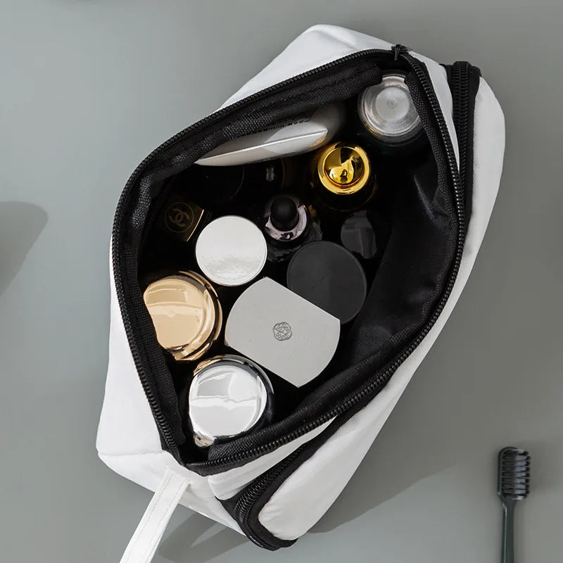 Triangle men's toiletry bag large capacity wet and dry separation waterproof business trip cosmetics storage bag