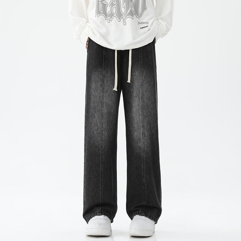 Men's Fashion Loose Straight Casual Trousers