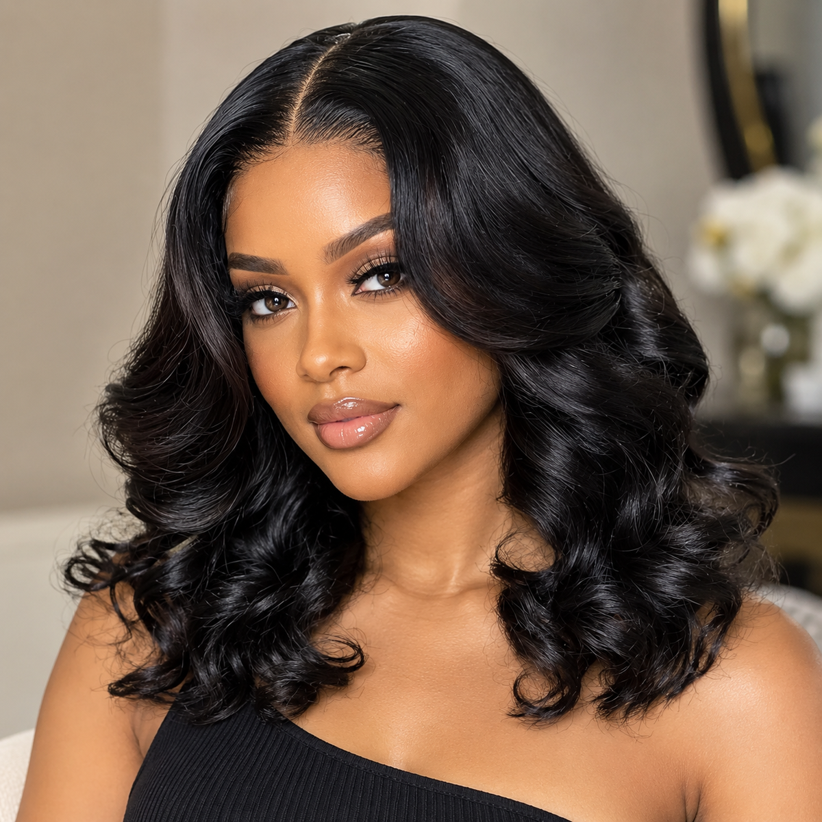 Premium Vietnamese Body Wave HD Lace Front Wig – Shoulder Length