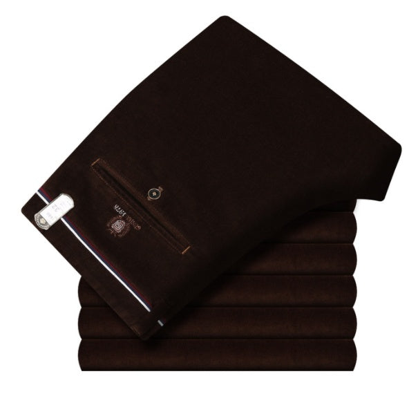 Business pants thick thin flannelette pants