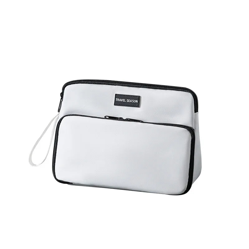 Triangle men's toiletry bag large capacity wet and dry separation waterproof business trip cosmetics storage bag