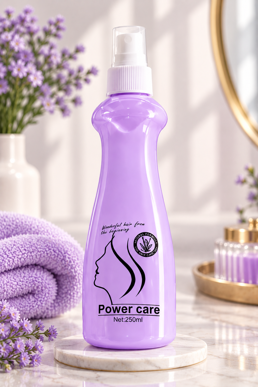 Power Care Hair Shine Spray for Human Hair Wigs & Extensions – 250ml