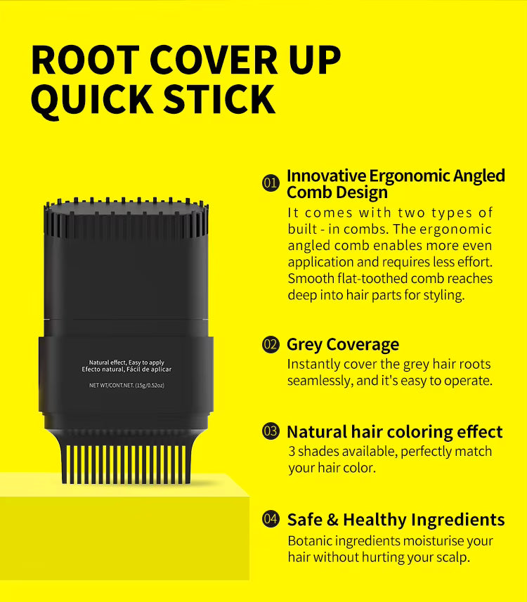 Grey Root Cover Up Stick| Instant Hair Root Touch-Up