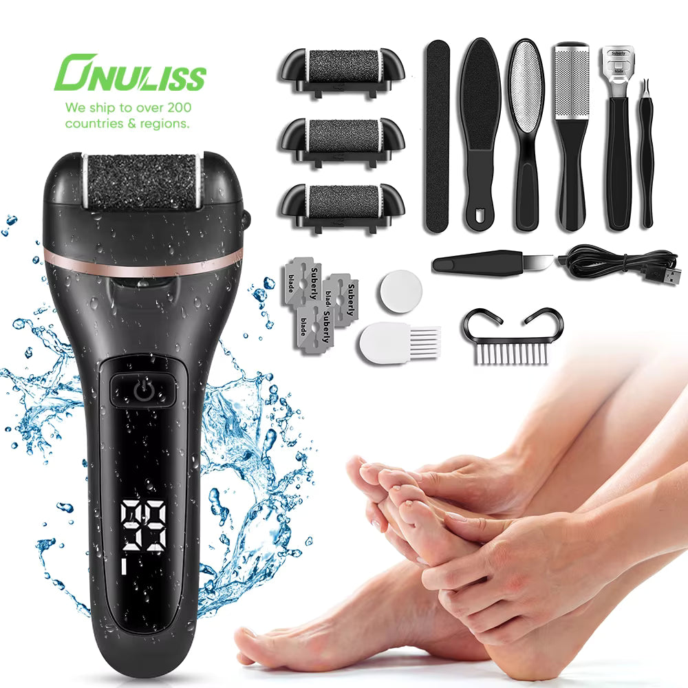 Rechargeable Electric Callus Remover Kit /  Pedicure Tools