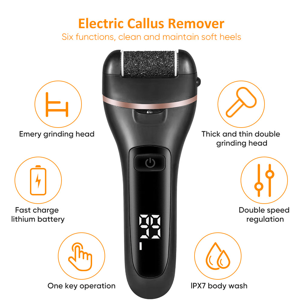 Rechargeable Electric Callus Remover Kit /  Pedicure Tools