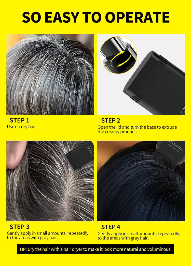 Grey Root Cover Up Stick| Instant Hair Root Touch-Up