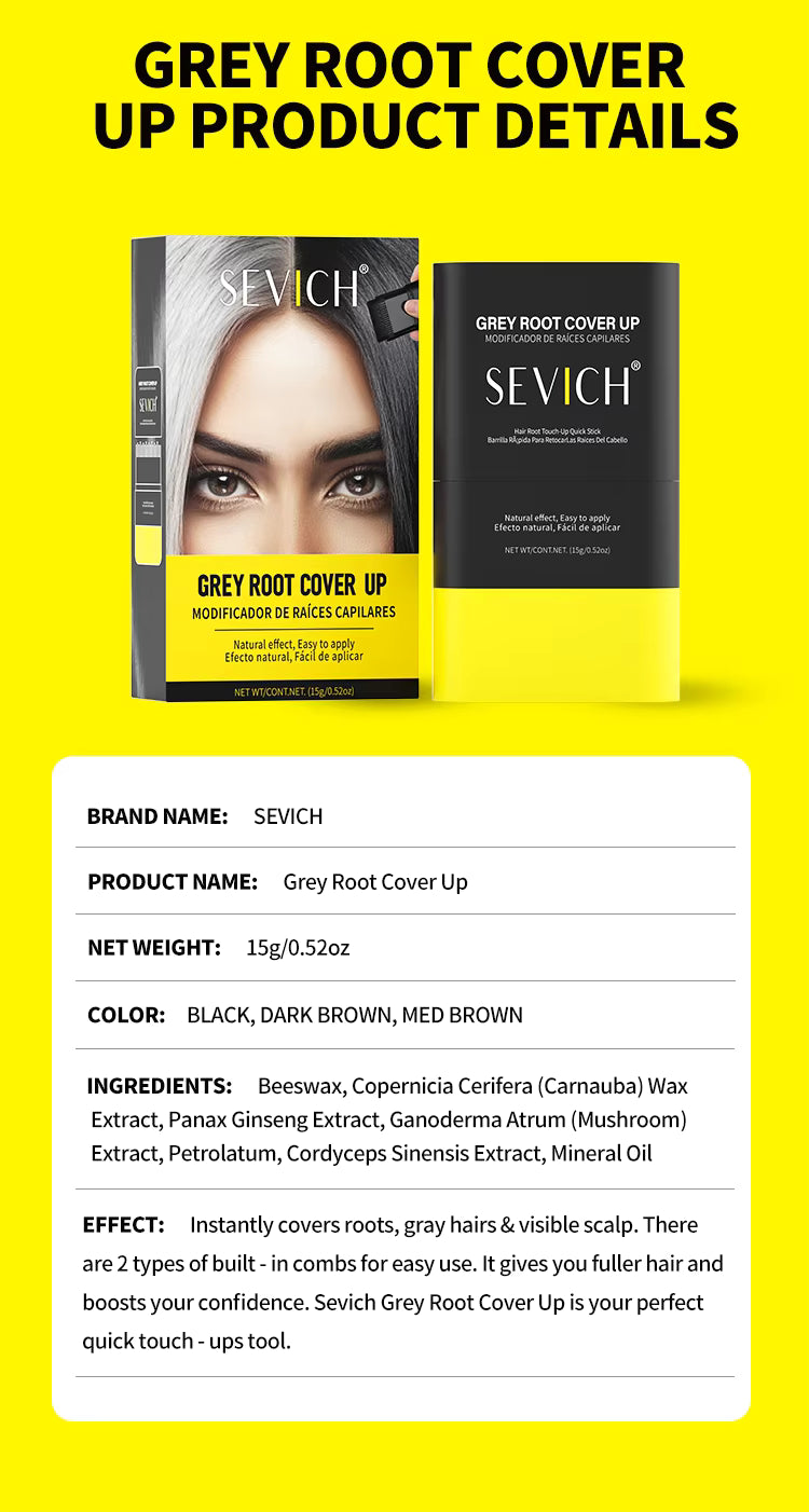 Grey Root Cover Up Stick| Instant Hair Root Touch-Up