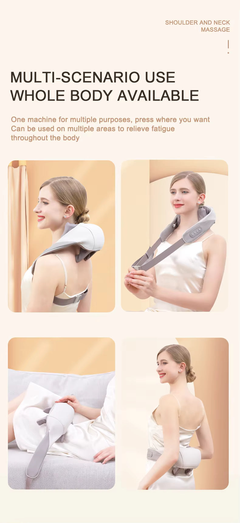 Deep Kneading 8d Trapezius Muscle/Neck & Shoulder Massager