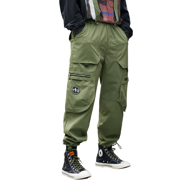 Casual Pants Japanese Strap Paratrooper Functional Pants