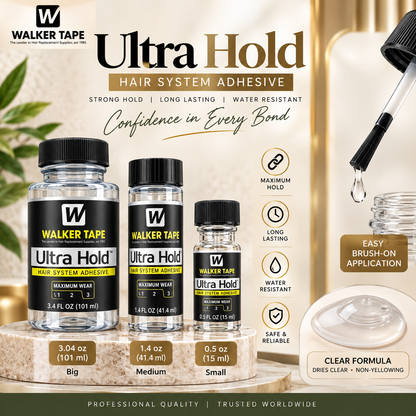 Walker Tape Ultra Hold Liquid Bond Adhesive for Wigs – Hair System Glue