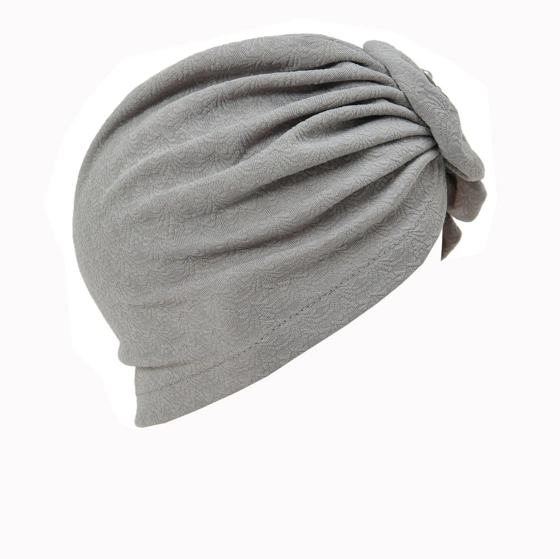 Premium Floral Muslim Hijab Hat - Elegant Turban Bonnet