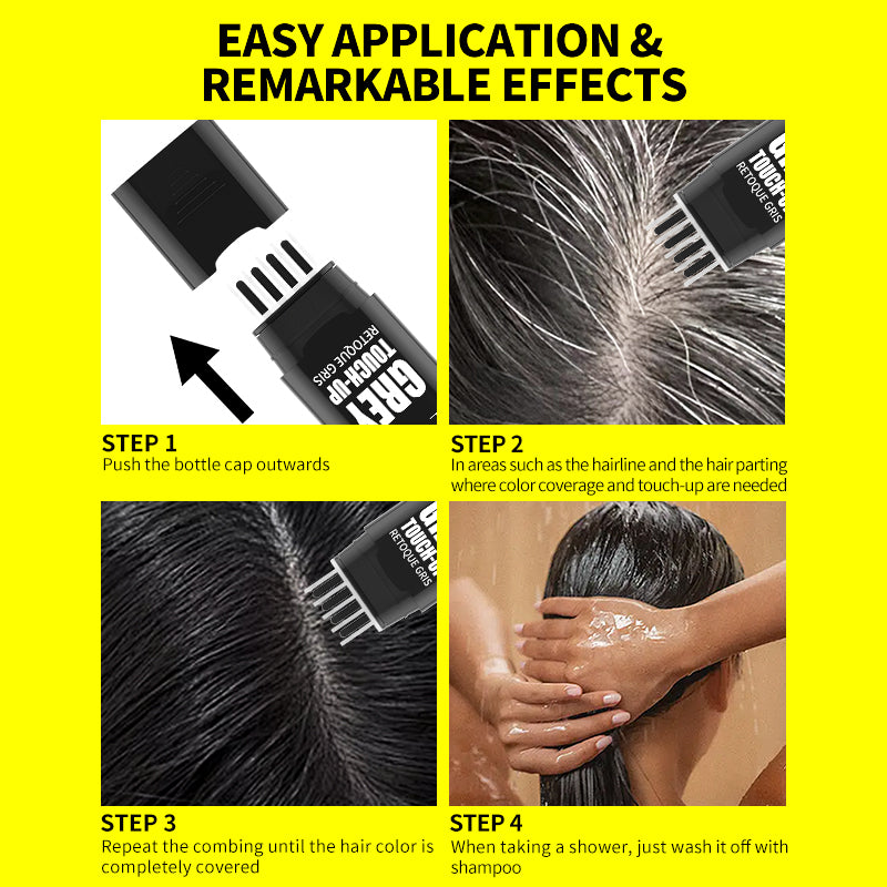 SEVICH Grey Touch Up Hair Color Pen – Instant Root Concealer for Grey Hair